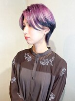 アイラス(I'LAS)&nbsp;【Aya】ショート/デザインカラー/ワインレッド/20.30.40代