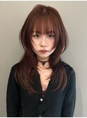 【Haco+】Rena_ナチュラルブラウン_レイヤーカット