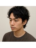 朝の時短も◎おしゃれ×爽やかなパーマスタイル