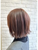 ナティ(nati)&nbsp;ピンクベージュボブ　４0代