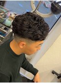 men's/メンズ/フェード/バーバー/メンズパーマ/スペインカール