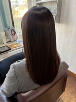 コルテ 倉敷西坂店(CoRte.)&nbsp;地毛風ストレート/ナチュラルロング/艶髪/ダークグレージュ/小顔