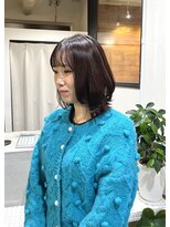 イロプラスソイ(iro + soi)&nbsp;くびれボブ×ブラウンベージュ！　iro+soiオオミダ！