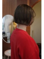 チャプター 問屋町(chapter)&nbsp;髪質改善ミニボブパツっとボブブリーチなし透明感ケアカラー