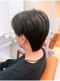 本厚木ナチュラルセンターパートレイヤーマッシュルーズショート