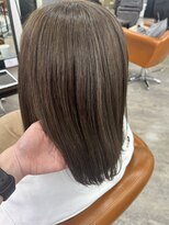 リシャルム 新保店(Re charme)&nbsp;【上品な透明感】ナチュラルグレージュ×艶髪ミディ