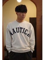 エディ(Edy) メンズマッシュシャドウパーマケアパーマ波巻きパーマ眉毛カット