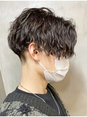 武蔵小杉メンズパーマツイストスパイラルパーマフリンジカット