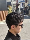 ルーズパーマショート