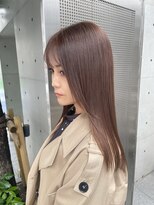 ディジョン(Dijon)&nbsp;韓国顔まわりレイヤーカットグレージュオリーブベージュブラウン
