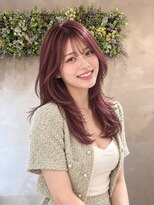 ウト(Uto)&nbsp;レイヤーカット/ルビーピンク/韓国風/髪質改善/京都烏丸四条