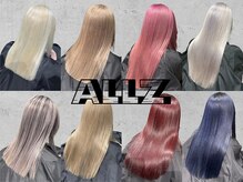 オルズ 渋谷(ALLZ)の雰囲気（艶々のハイトーンはスタイリング無でも◎渋谷/ブリーチ/ブリーチ）