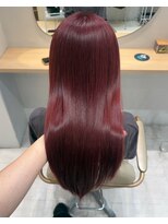 フィーカ(fika)&nbsp;艶髪チェリーレッド×髪質改善カラー☆