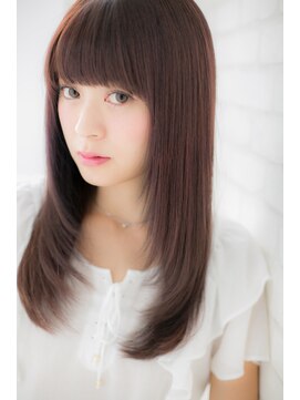 ローマ ギンザ(ROMA Ginza) 『ROMA』ピンクブラウンで大人の愛され艶髪ストレート