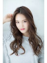 ルーチェ 大宮(Luce)&nbsp;デジタルパーマバレイヤージュとろみベージュカラーモードロング