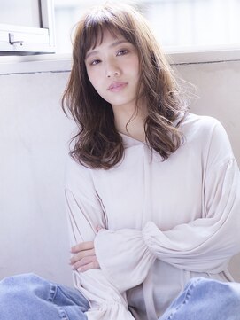 メノン 茨木店(Menon) ヘルシーレイヤーミディ　無造作カール