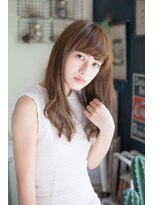 ヘアーズ ロッソ テラス(hair's ROSSO TERRACE)&nbsp;[鶴見]伸ばしかけ大人かわいいくせ毛風セミディ☆[30代40代50代]