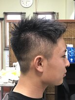 レヴィゼ&nbsp;３ミリ刈り上げ爽やか男前スパイキーヘアー☆メンズ髪型