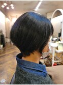 【ボブヘア】横顔美人ショートボブ  /30代/40代/50代/髪質改善