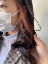 カシェ リタ ヘアー(CACHE'&RITA HAIR)&nbsp;アプリコットオレンジ◯イヤリングカラー