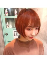 インク 渋谷(INK.)&nbsp;ボブ/フェザーバング/大人かわいい/グラデハイライト[渋谷]