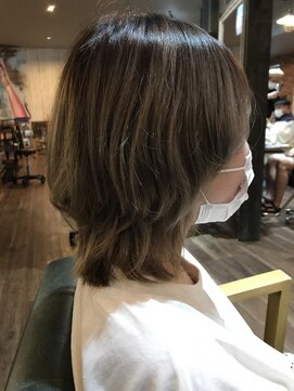 ヘアーデザイン ディードット(Hair design D.) ミディアム マッシュウルフ