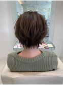 大人ショート/愛されミニボブ/丸みショート/小顔カット/20代30代