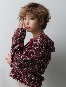 ヘアーカッティングガーデン ジャック モアザン 近鉄奈良店 外国人風/パーマ風ベリショ[奈良/大和西大寺駅/白髪ぼかし]