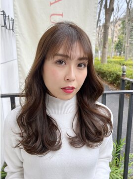 ビュートリアム 広尾(BEAUTRIUM) シースルーバング×ヨシンモリ◎上品な大人の韓国風ロング