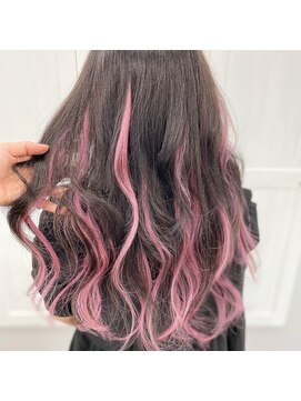 ヘアアンドメイク サファイア 豊橋店(ヘア&メイク SAPPHIRE) #プルエクステ#ピンク#ハイライト#カワイイ#アクセント