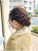 ◇ ロープ編み◎◎シニヨンアップ