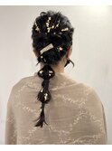 20代30代ヘアアレンジ編み下ろしstyle