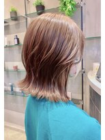 レーヴバイロンド 仙台(Reve by Lond)&nbsp;韓国風くびれボブ　ココアベージュ　似合わせカット
