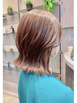 レーヴバイロンド 仙台(Reve by Lond) 韓国風くびれボブ ココアベージュ 似合わせカット
