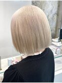 ミルクティーベージュダブルカラーケアブリーチインナーカラー