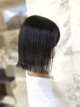 ルセ イノベーション 白岡本店(Ruse innovation) 切りっぱなし ぷつっと ボブ