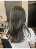 ハイライトグレージュカラー