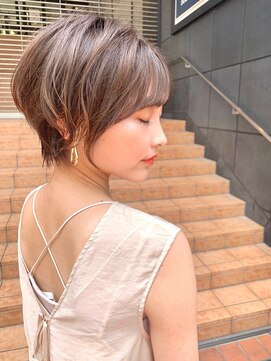 ジアン バイ ミルボン 西宮ガーデンズプラス(GIEN by milbon) #小顔ショート　#耳掛けショート