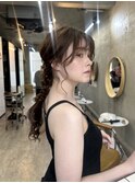 ヘアセット/編みおろし/パーティーヘア/お呼ばれヘア/恵比寿/