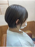 ショートボブ/ボブ/耳にかけれるショートボブ/20代/30代/40代