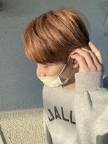 ヒャッカ(hyakka)&nbsp;メンズマッシュの柔らかオレンジベージュ