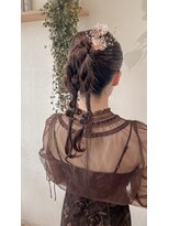 ゼスト 中野店(ZEST)&nbsp;【ZEST中野/中嶋一華】編み込みアレンジ