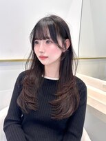 コアプラス 千葉(COA PLUS)&nbsp;顔周りカット/レイヤーカット/グレージュ/韓国風/千葉