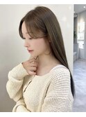 髪質改善＊ハイトーンアッシュオリーブ＊美髪【Zina宮益坂】