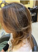 ミディアムロングハイライト
