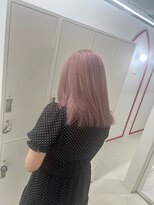 ジーナ 札幌(Zina)&nbsp;髪質改善＊ペールピンク＊艶髪ストレート【Zina 札幌】