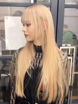 ニコ トウキョウ 渋谷(nico TOKYO) ブロンドベージュ/髪質改善/ダブルカラー/ケアブリーチ/20代