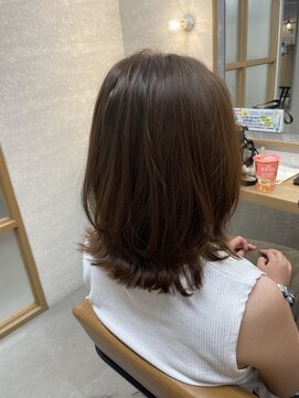 アレクサ 保谷(ALEXA) ローレイヤー外ハネ　繋がないレイヤーカットでセット楽ちん