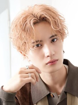 オーシャントーキョー 心斎橋(OCEAN TOKYO WEST) 波巻きパーマツイストスパイラルパーマセンターパートウルフ