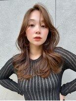 ロンド アンブル 四条烏丸(Lond ambre) 中川智帆/似合わせカット/メルティカラー/フェミニンロング/前髪